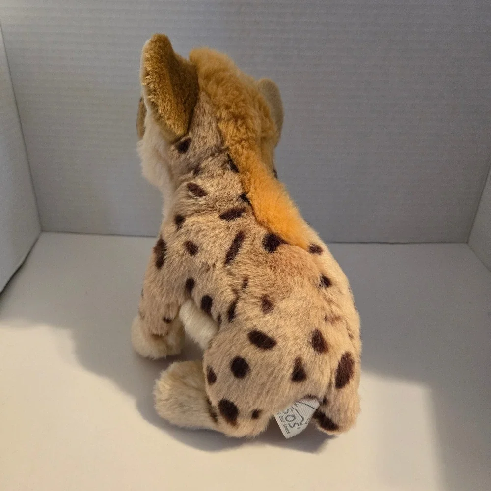 Rare SOS Save Our Space Plush 9" Baby Hyena Spotted Stuffed Animal Wild Dog - Picture 3 of 6